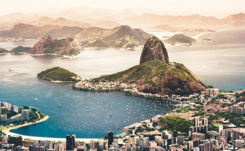 Una vista aérea de la ciudad de Río de Janeiro